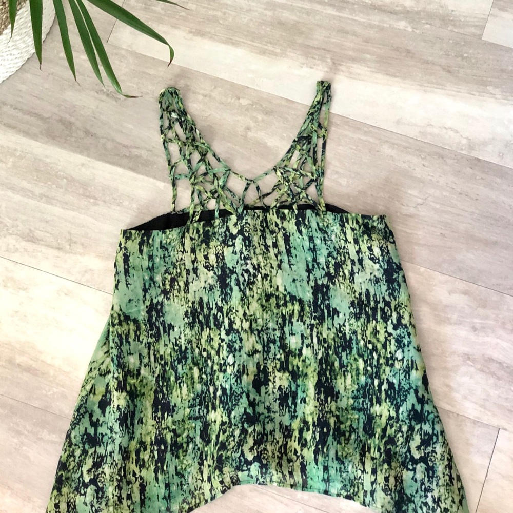 BCBGMaxAzria Evergreen Top